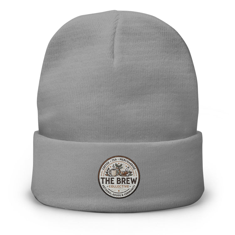 The Brew Collective Embroidered Beanie