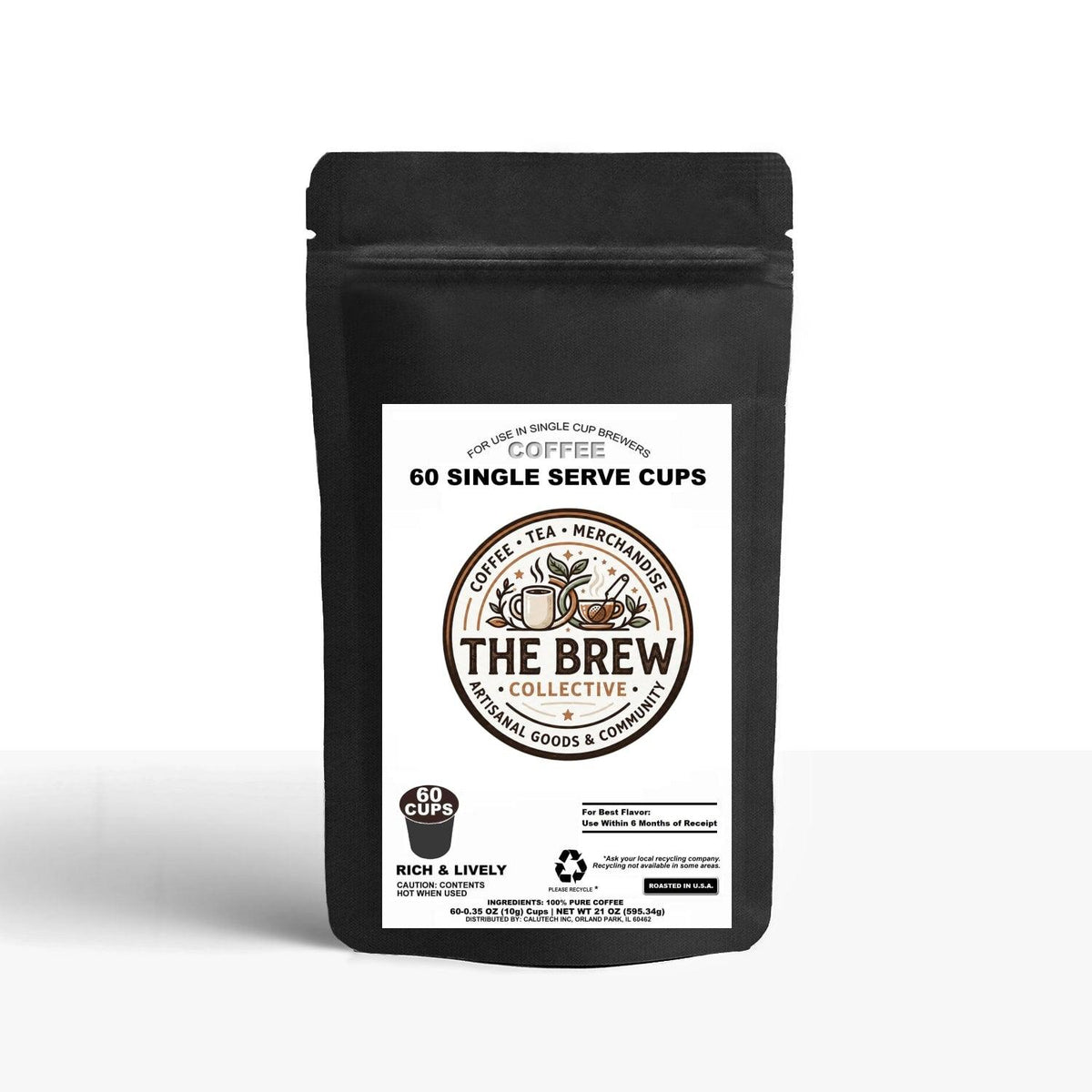 60 Pack Single Serve Coffee Capsules box from The Brew Collective