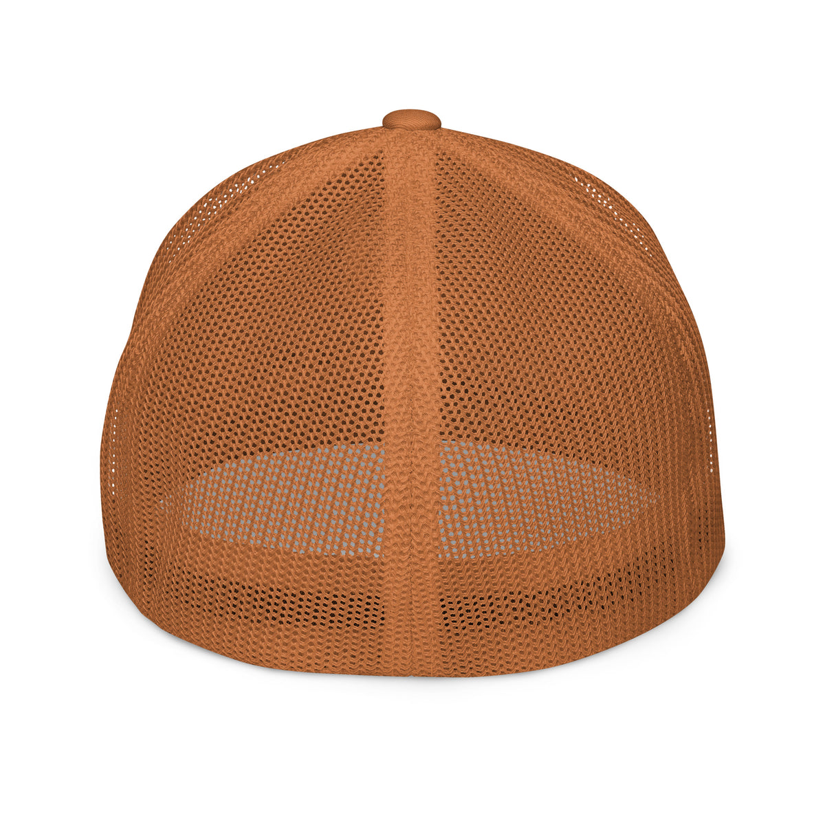 The Brew Collective trucker cap in gray with mesh back and round logo design for coffee enthusiasts.