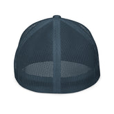 The Brew Collective trucker cap in gray with mesh back and round logo design for coffee enthusiasts.