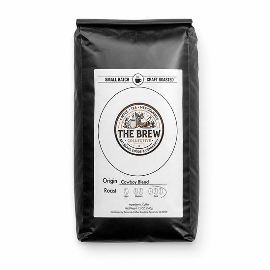 Cowboy Blend coffee bag from The Brew Collective