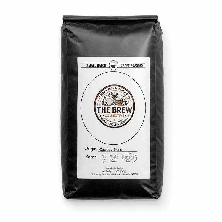 Cowboy Blend coffee bag from The Brew Collective