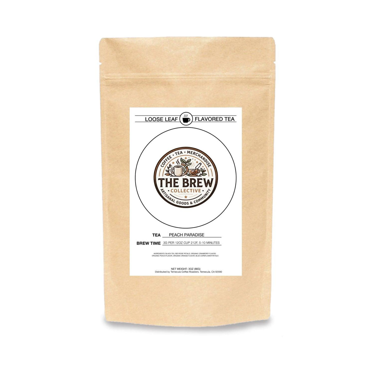 Peach Paradise loose leaf tea from The Brew Collective