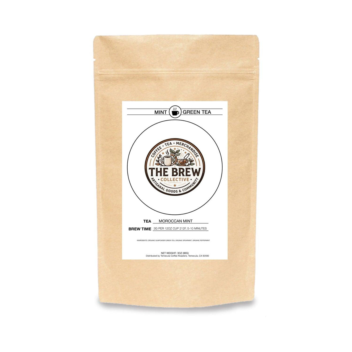 Moroccan Mint loose leaf tea from The Brew Collective