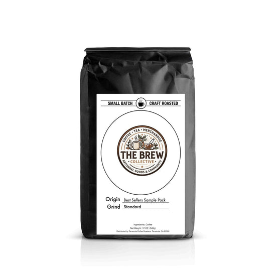 Best Sellers Sample Pack: 6Bean, Cowboy, Breakfast, Peru, Mexico, Bali coffee bag from The Brew Collective