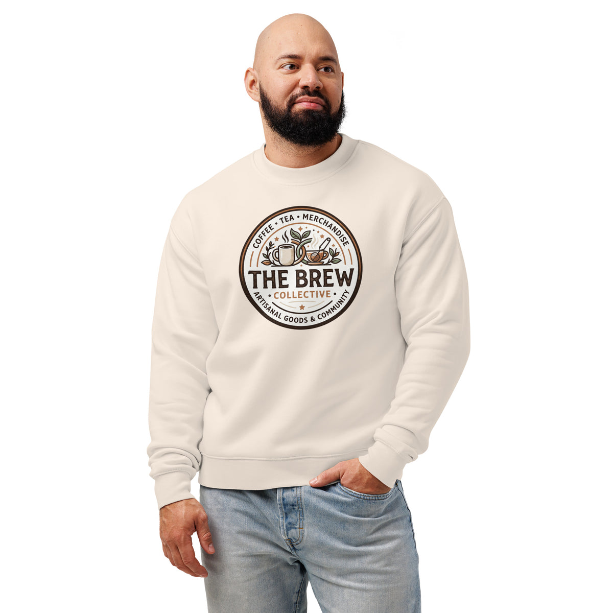 The Brew Collective Unisex Relax Crew Neck Sweatshirt