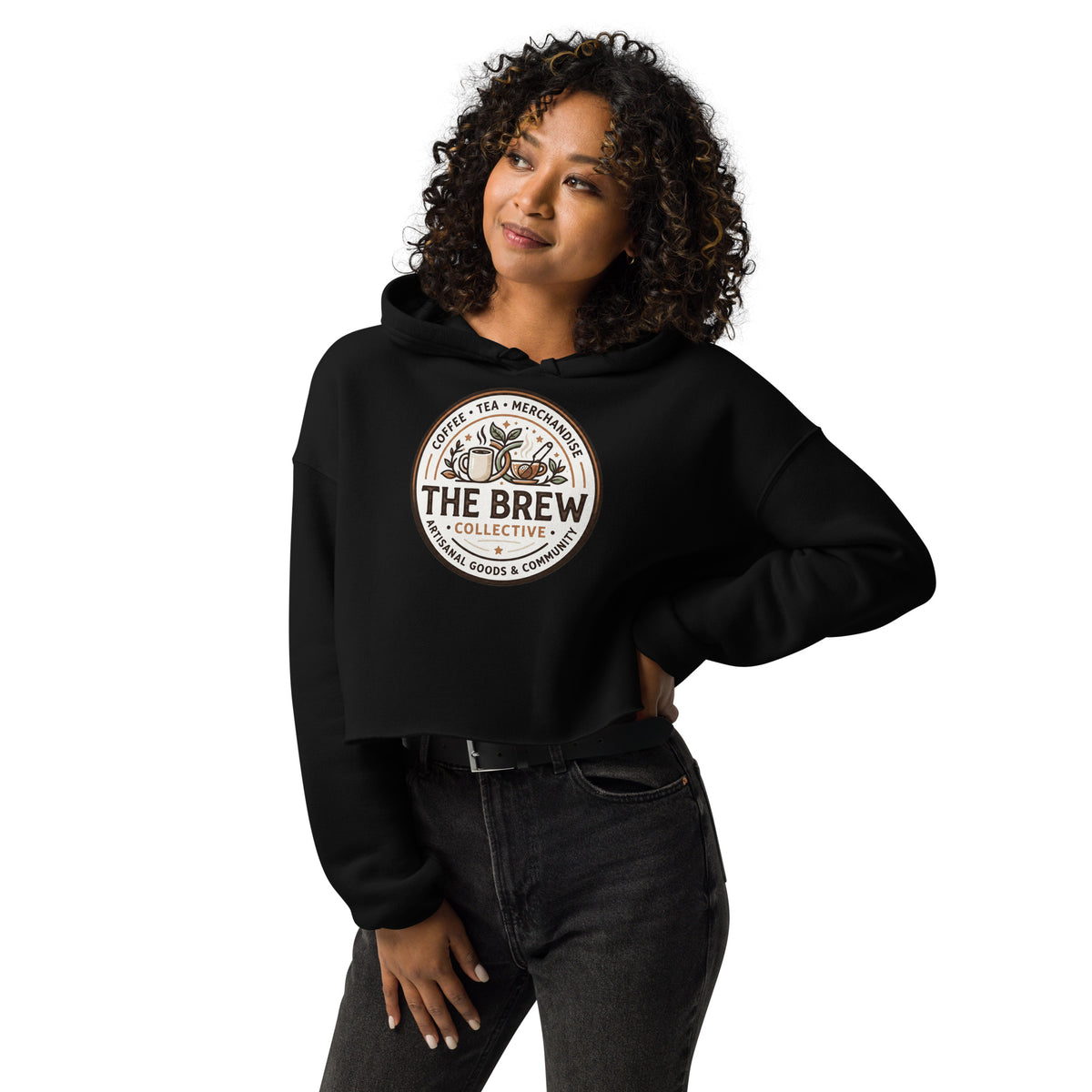 The Brew Collective Crop Hoodie